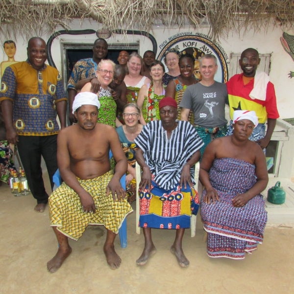Group photo with Priest and Elders