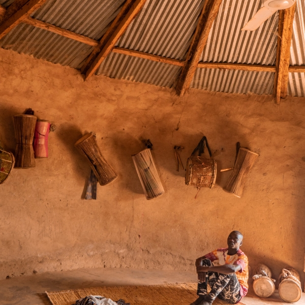 Inside of Drumming House